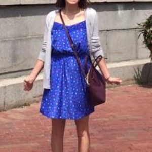 Spaghetti strap summer mini dress